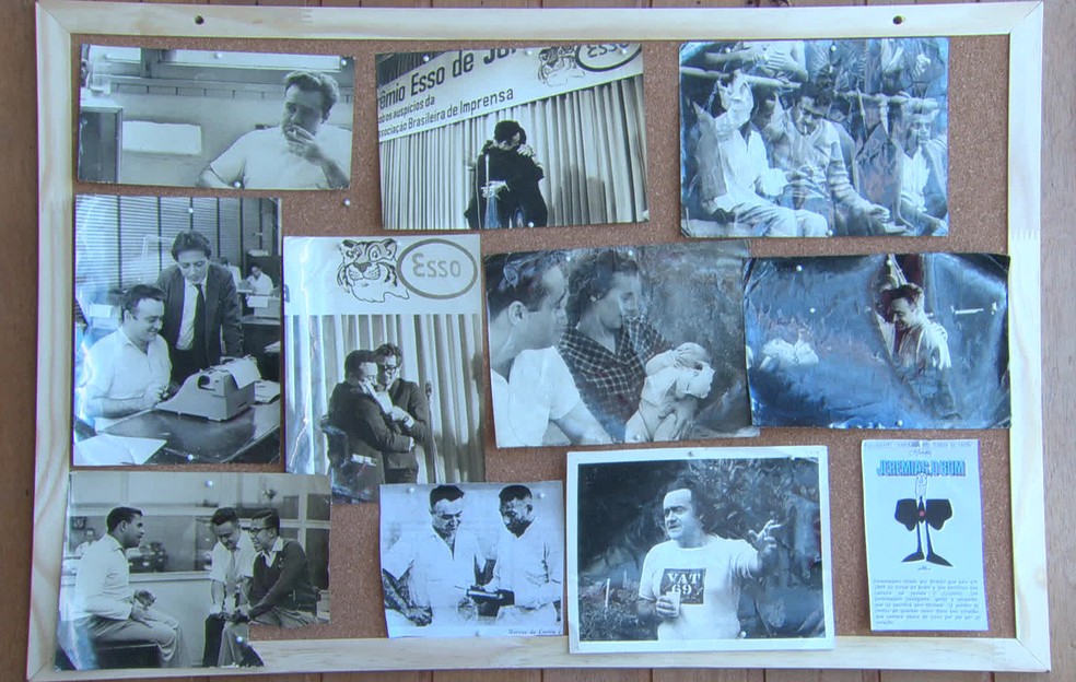 Fotos da carreira de Marcos de Castro — Foto: Reprodução/TV Globo