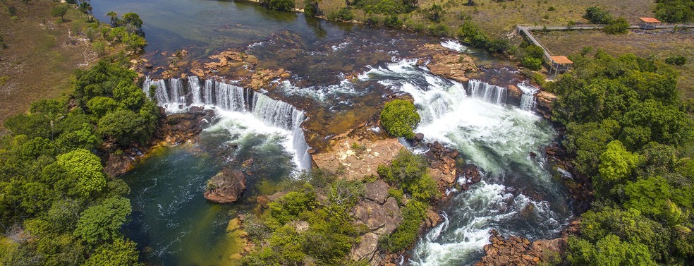 Cachoeira da Velha também fica no Jalapão — Foto: Lester Scalon/Avis Brasilis