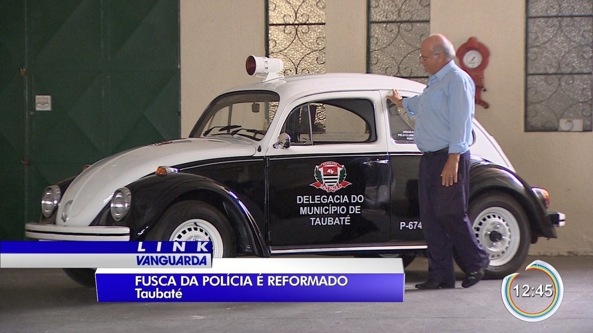 Fusca utilizado pela Polícia Civil nos anos 70 é reformado em Taubaté ...