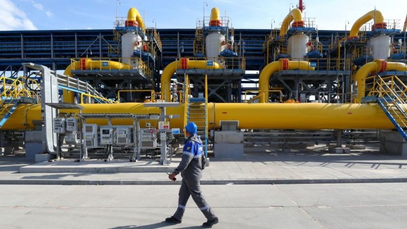 Alguns políticos alemães estão relutantes em interromper o Nord Stream 2 por causa do impacto negativo na economia da Europa (Foto: Getty Images via BBC News)