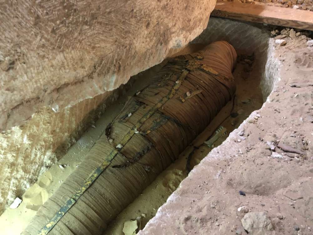 Especialistas acreditam que uma das múmias pertenceu a um sumo sacerdote (Foto: Discovery/Divulgação)