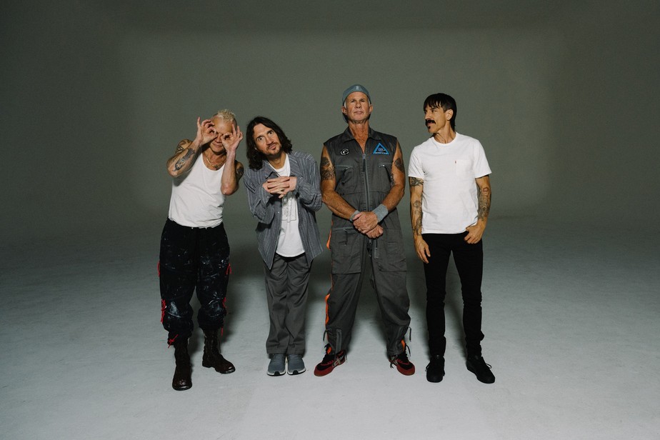 O grupo americano Red Hot Chili Peppers