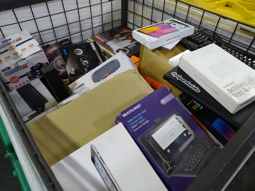 Equipamentos à venda em leilão dos Correios — Foto: Correios/Divulgação