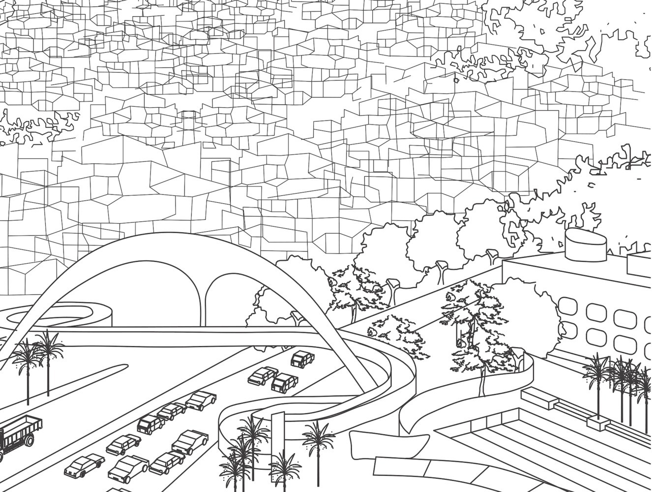 Rio de Janeiro ganha livro de colorir sobre arquitetura (Foto: a)