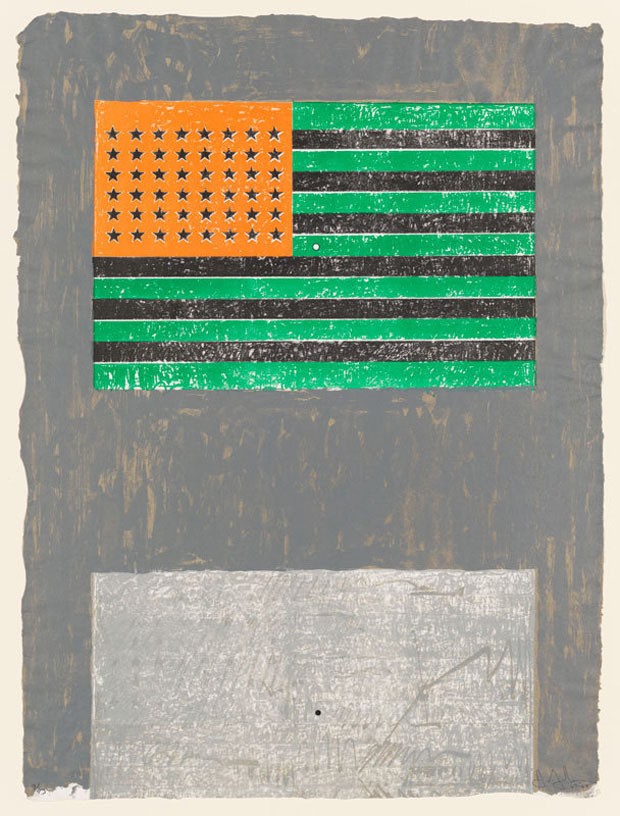 Bandeiras, 1967-1968, Jasper Johns, litografia (Foto: Divulgação)