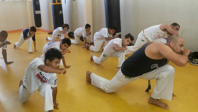capoeira muzenga Uberaba Circuito Nacional (Foto: Instrutor Coyote/ Arquivo Pessoal)