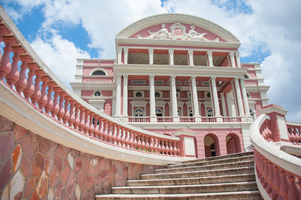 Teatro Amazonas, localizado no Centro de Manaus. — Foto: Divulgação/SEC