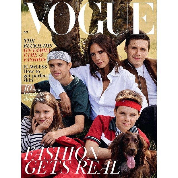 Victoria estampa capa da Vogue britânica (Foto: Instagram/Reprodução)
