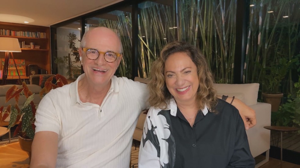 Marcos Caruso e Eliane Giardini falam sobre a peça 'Intimidade Indecente' — Foto: Globo