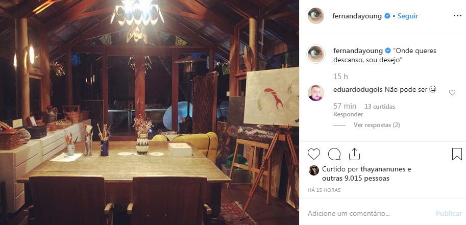 Último post de Fernanda Young (Foto: Reprodução Instagram)