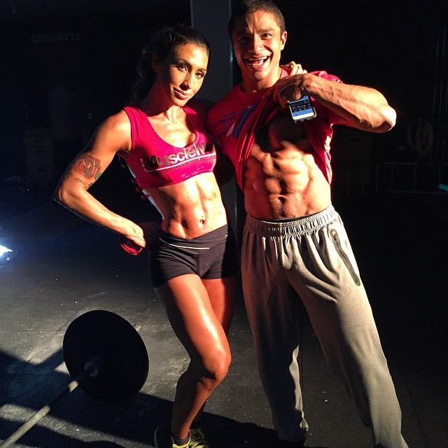 Jacque Khury e personal trainer (Foto: Reprodução/Instagram)