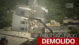 VÍDEO: Prédio que tombou em Betim, MG, é demolido