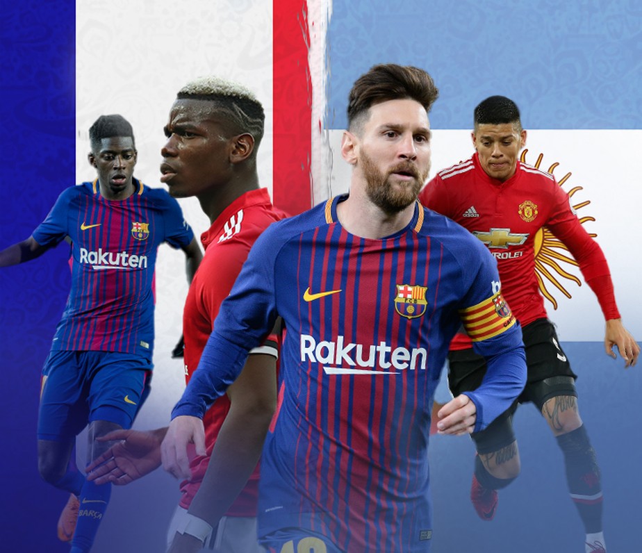 Velhos conhecidos: França x Argentina tem 22 jogadores que atuam juntos em clubes
