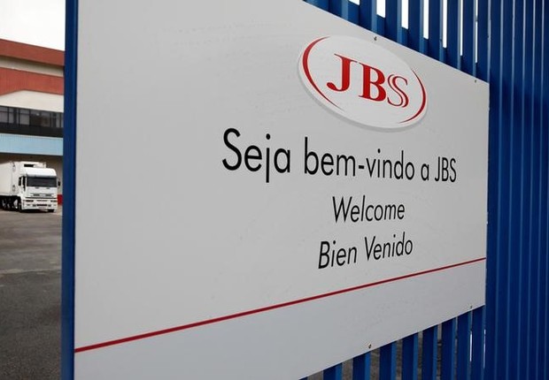 Entrada de unidade da JBS em Jundiaí (Foto: Paulo Whitaker/Reuters)
