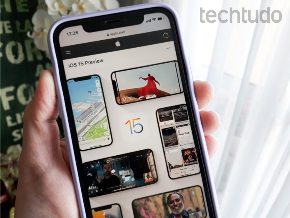 iOS 15 public beta está disponível para usuários testarem o novo sistema do iPhone — Foto: Letícia Conde/TechTudo