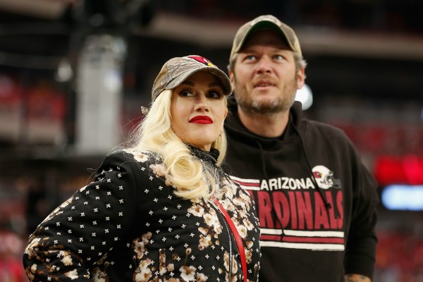 A cantora Gwen Stefani e o cantor Blake Shelton (Foto: Getty Images)
