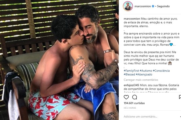 Marcos Mion e Romeo (Foto: Reprodução/Instagram)
