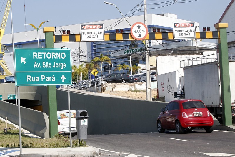 Passagem subterrânea do viaduto do São Jorge é interditada neste sábado em Manaus