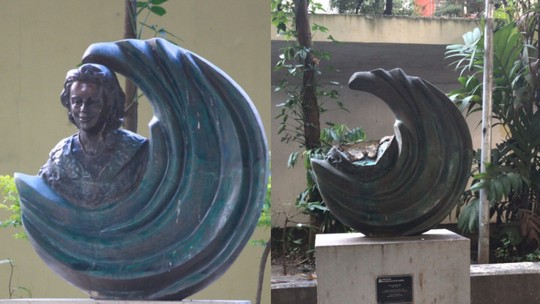Monumentos de personalidades furtados das ruas do Rio somam quase uma tonelada em bronze