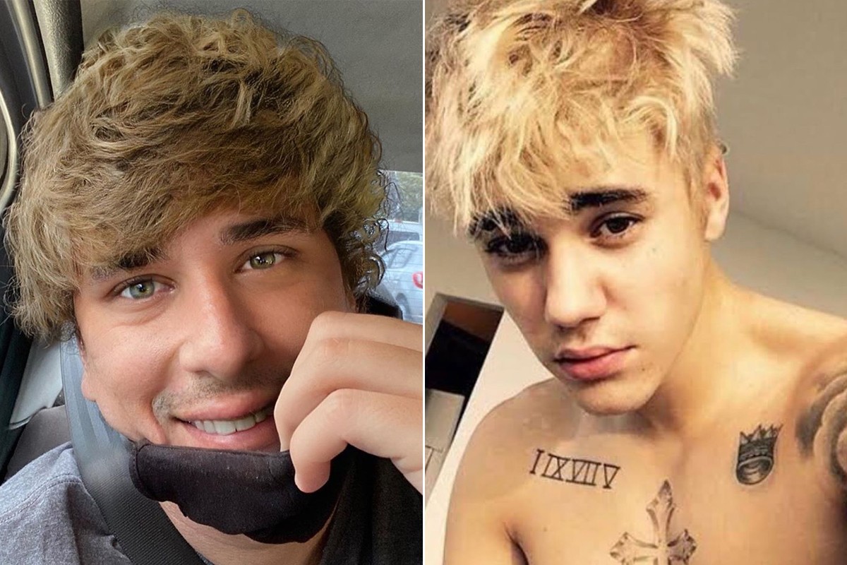 Rafael Portugal e Justin Bieber (Foto: Reprodução / Instagram)