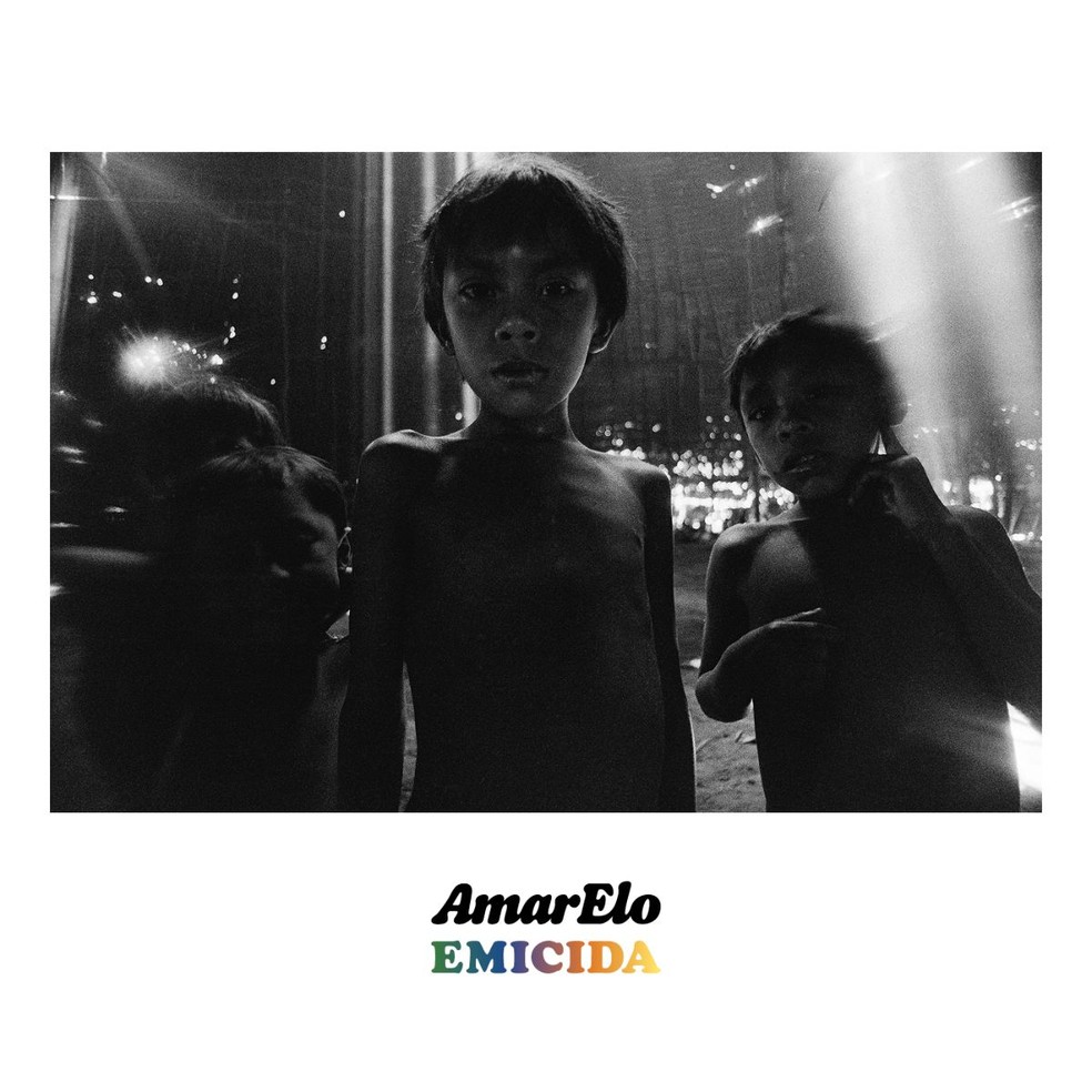 Capa do álbum 'AmarElo', de Emicida — Foto: Claudia Andujar (1974)