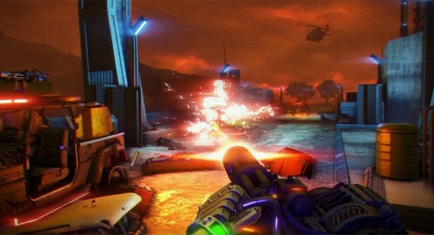 Cena de 'Far Cry 3: Blood Dragon' (Foto: Divulgação/Ubisoft)