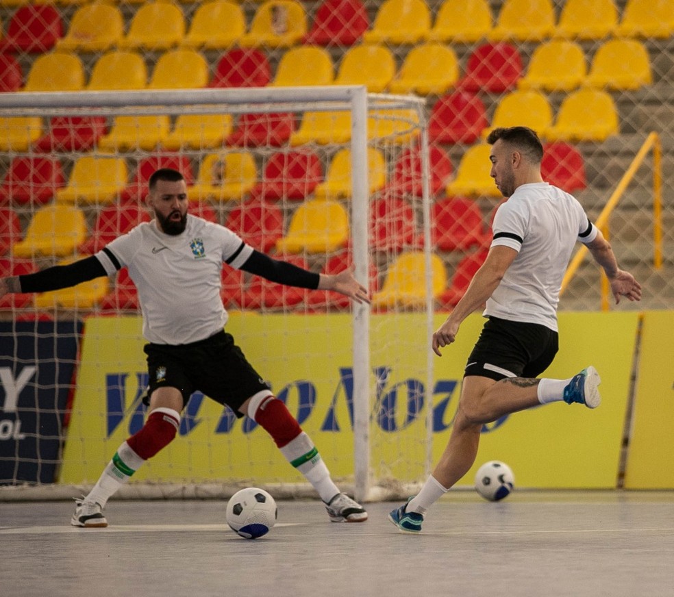 Seleo brasileira de futsal treina em Sorocaba de olho na Copa Amrica  Foto: Yuri Gomes/CBF