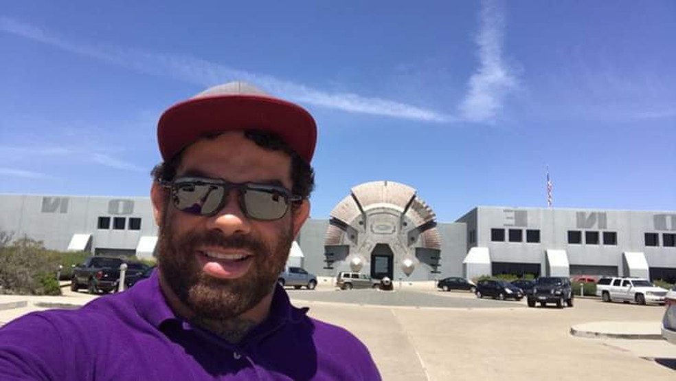 Sanderson Dantas, de 34 anos, está preso na Califórnia, EUA, pela morte do filho de dois meses, em 2017 — Foto: Cedida pela família