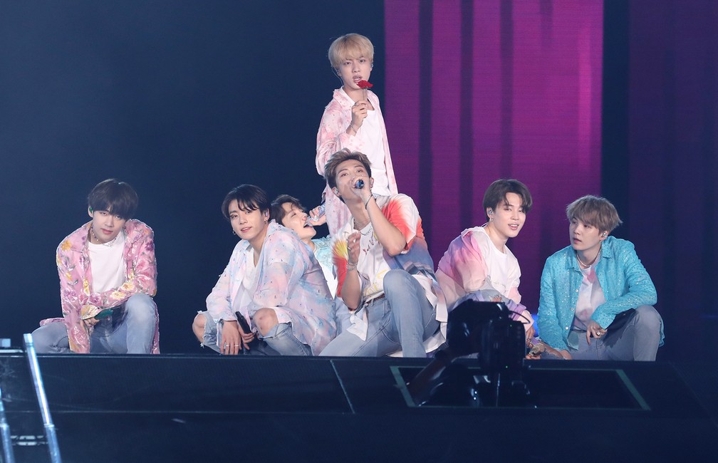 BTS faz show no Allianz Parque, em SÃ£o Paulo â€” Foto: BigHit Entertainment Bts/DivulgaÃ§Ã£o