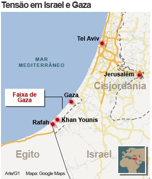 mapa gaza 19/11 (Foto: 1)