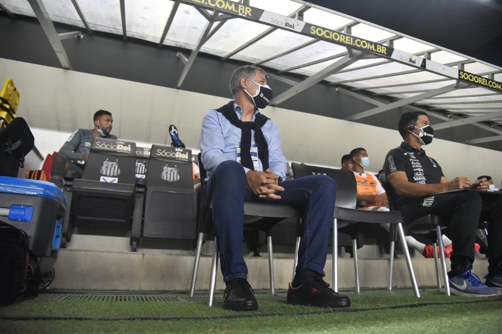 Ariel Holan Santos x Botafogo-SP — Foto: Ivan Storti/Santos FC
