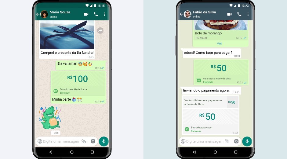 WhatsApp Pay: nova função do aplicativo permite fazer transferências e pagamentos (Foto: Divulgação)