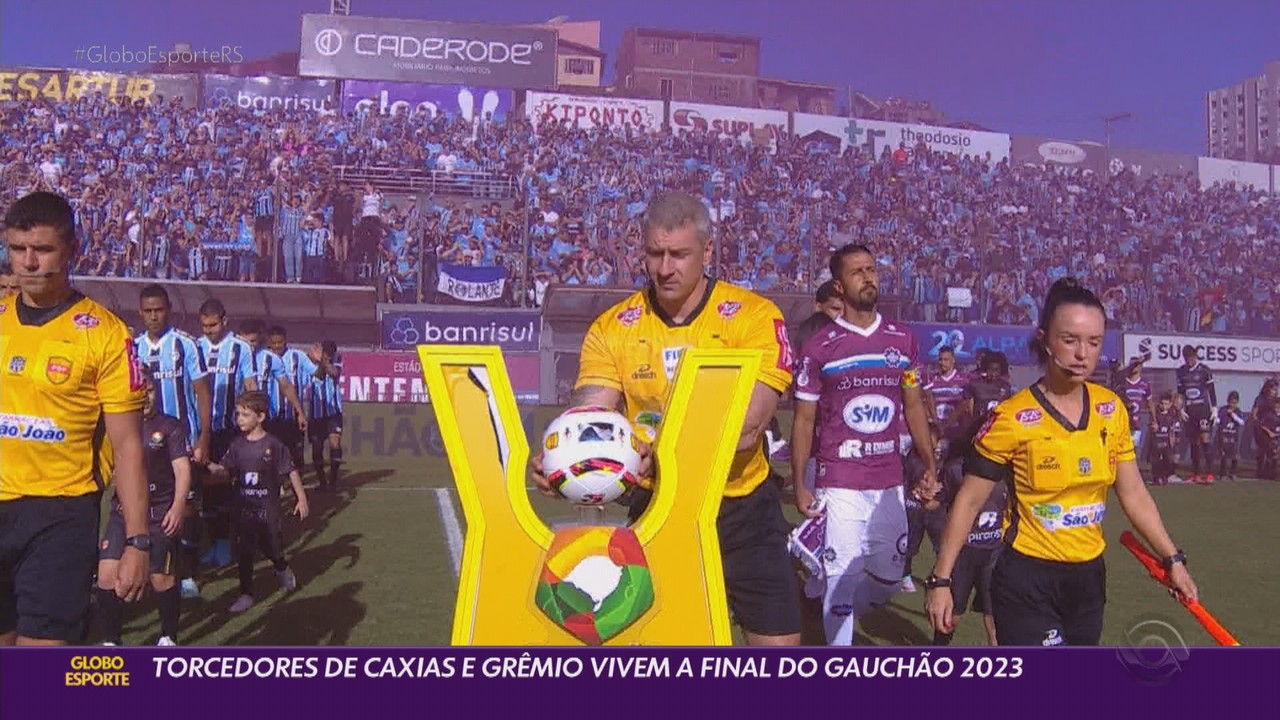 Torcedores de Caxias e Grêmio vivem a final do Gauchão 2023