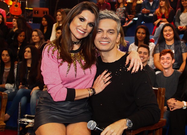 Flávia Alessandra e Otaviano Costa (Foto: Divulgação/TV Globo)