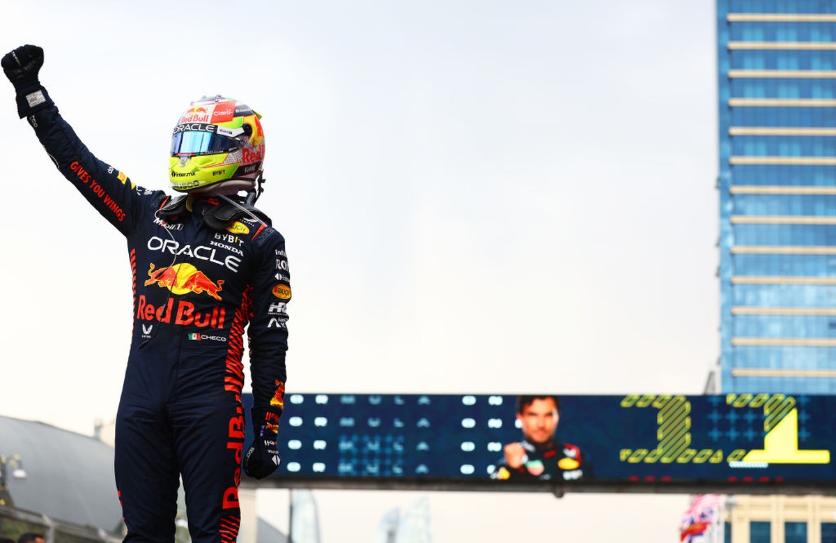 Pérez wins Azerbaijan GP and closes in on Verstappen in standings |  Formula 1