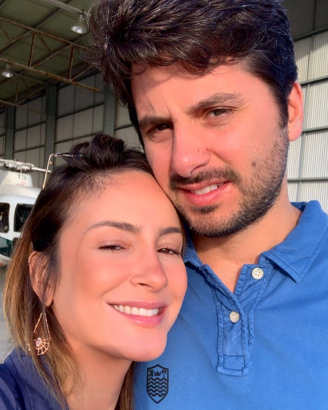 Claudia e o marido, Márcio  (Foto: Reprodução Instagram)