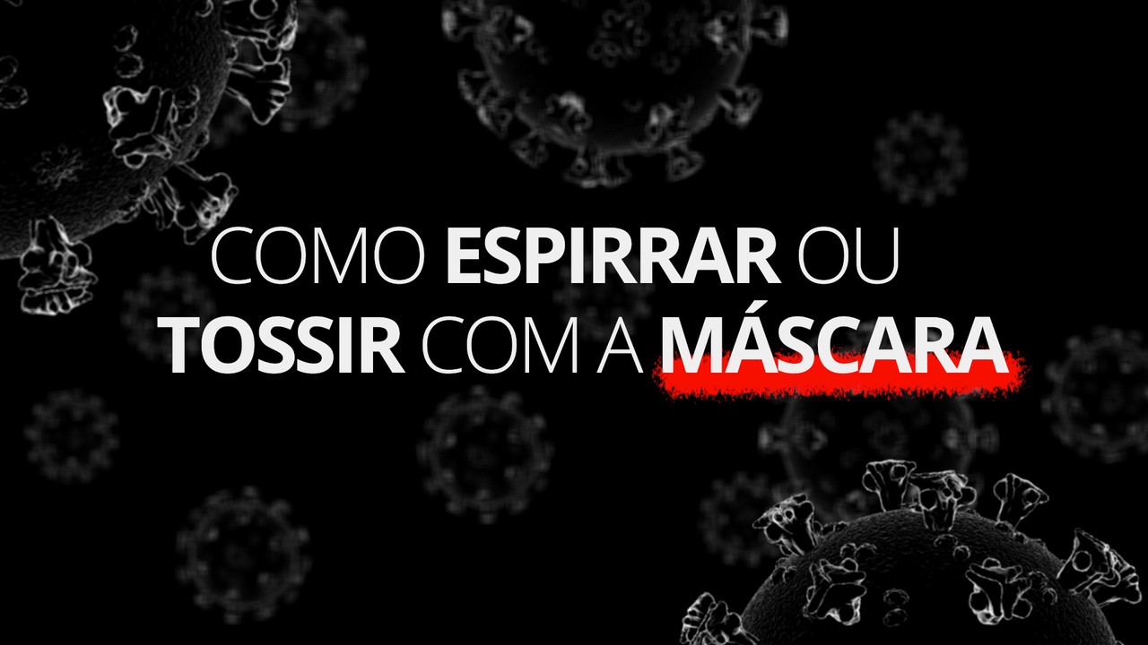 Coronavírus: Como espirrar ou tossir com a máscara?