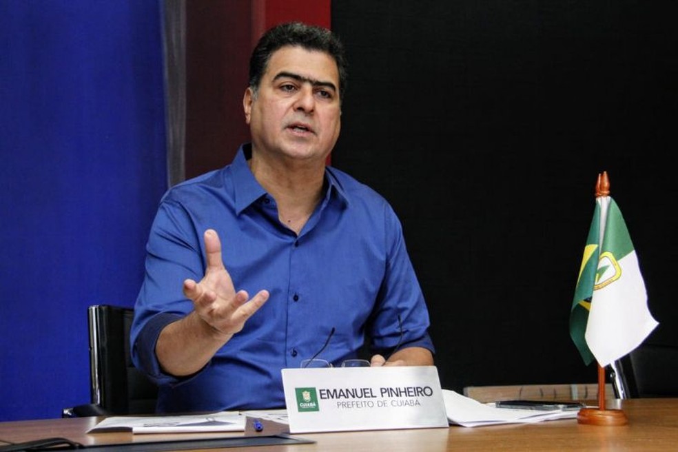 Emanuel Pinheiro est&aacute; afastado do cargo &mdash; Foto: Luiz Alves/Secom Cuiab&aacute;
