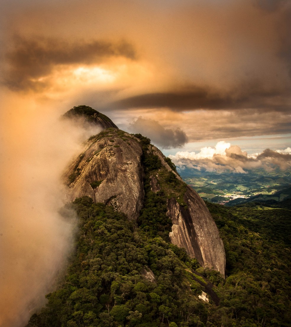 A Serra da Pedra Branca chega a 1.850 metros de altitude. (Foto: Vlamir Bastos/VC no TG)