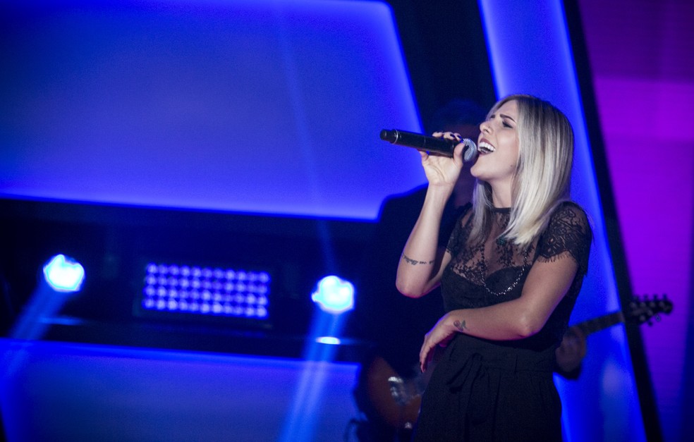 Babi Ceresa fez Ivete Sangalo virar a cadeira (Foto: Raphael Dias/TV Globo)