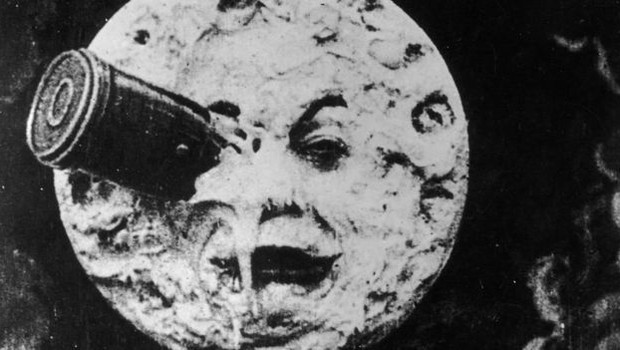 A viagem à Lua não foi como o diretor francês Georges Méliès imaginou em 1902, tampouco como o projeto Apollo pensava (Foto: HULTON ARCHIVE/GETTY IMAGES VIA BBC)
