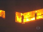 Incêndio atinge prédio em Copacabana, Zona Sul do Rio