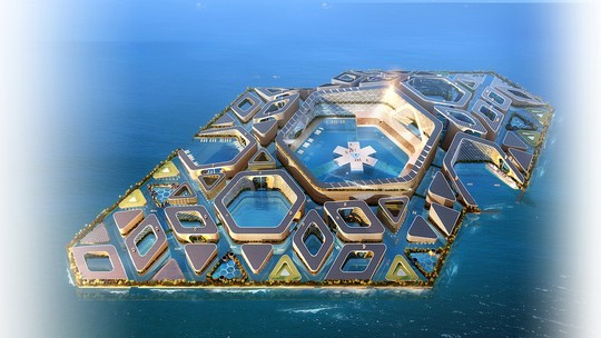 Projeto prevê cidade flutuante embaixo do mar na China; veja fotos