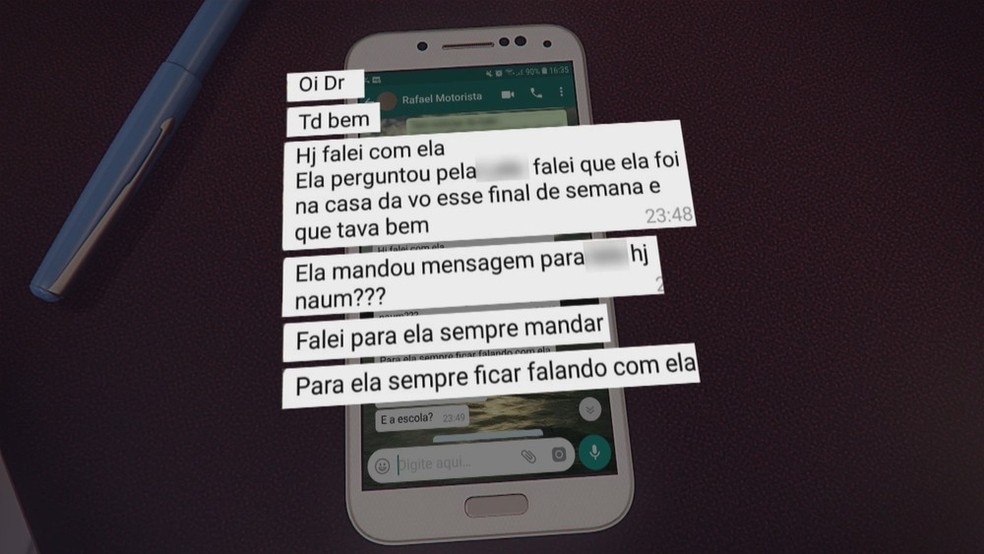 Motorista que matou médica no DF enviou mensagens para família da vítima depois do crime — Foto: TV Globo/Reprodução