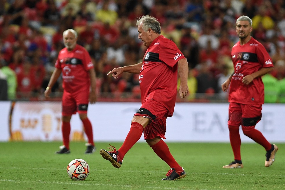 Zico no Jogo das Estrelas — Foto: Alexandre Durão