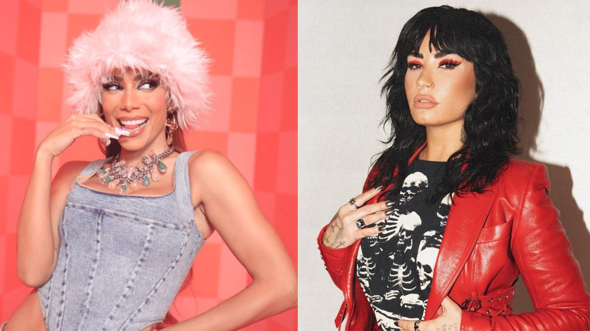 Anitta e Demi Lovato estão entre as artistas que lançaram músicas novas nesta semana. (Foto: Reprodução)