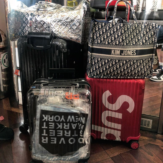 As malas de Kim Jones (Foto: Instagram Kim Jones/ Reprodução)