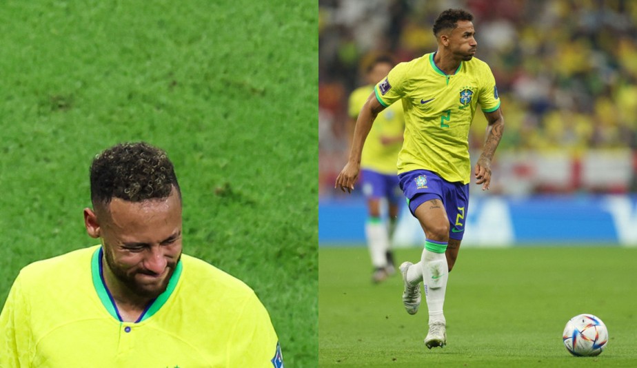 Neymar e Danilo estão fora da primeira fase de grupos da Copa do Mundo do Catar