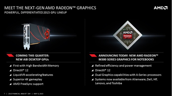 Radeon M300 já será compatível com DirectX 12 (Foto: Divulgação/AMD)