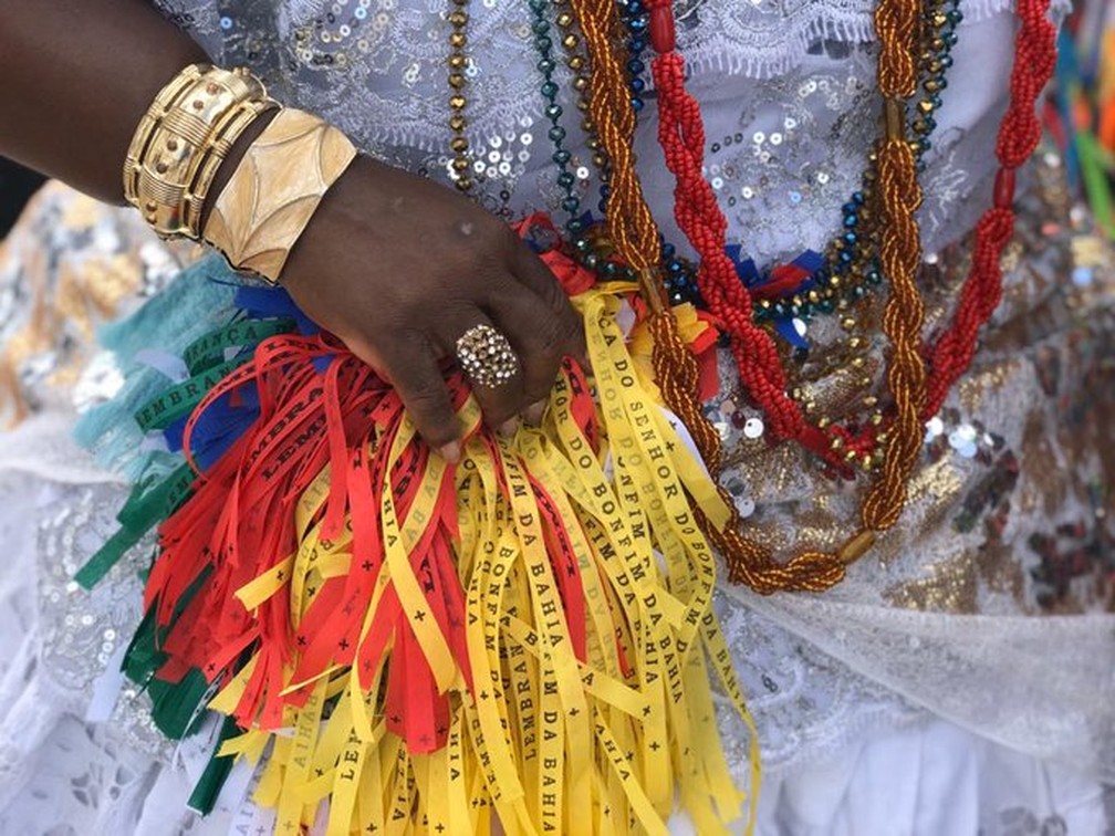 Lavagem do Bonfim 2020 — Foto: Itana Alencar/G1